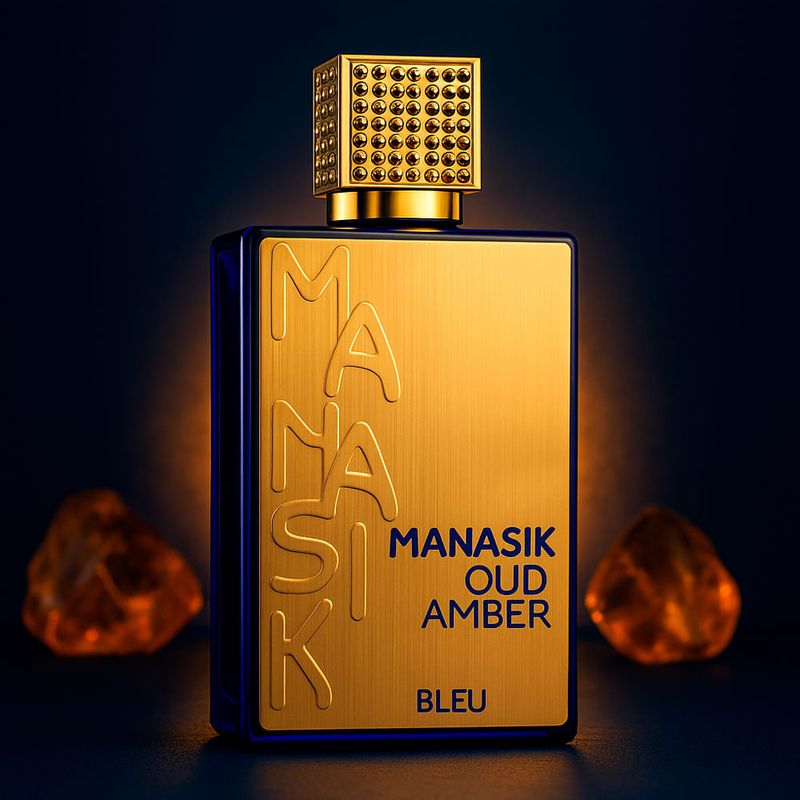 Perfume Unissex  Manasik Oud Amber Bleu Eau de Parfum