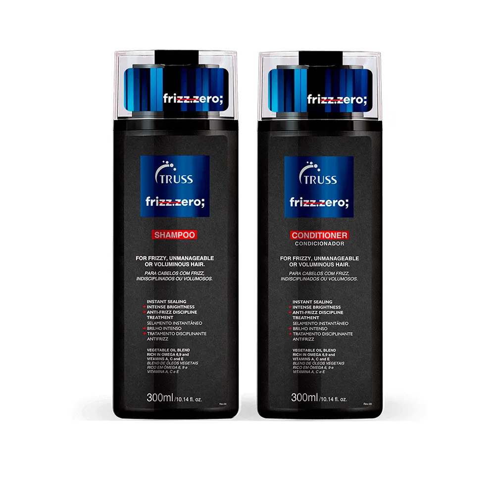 Kit Truss Frizz Zero - Shampoo 300ml + Condicionador 300ml