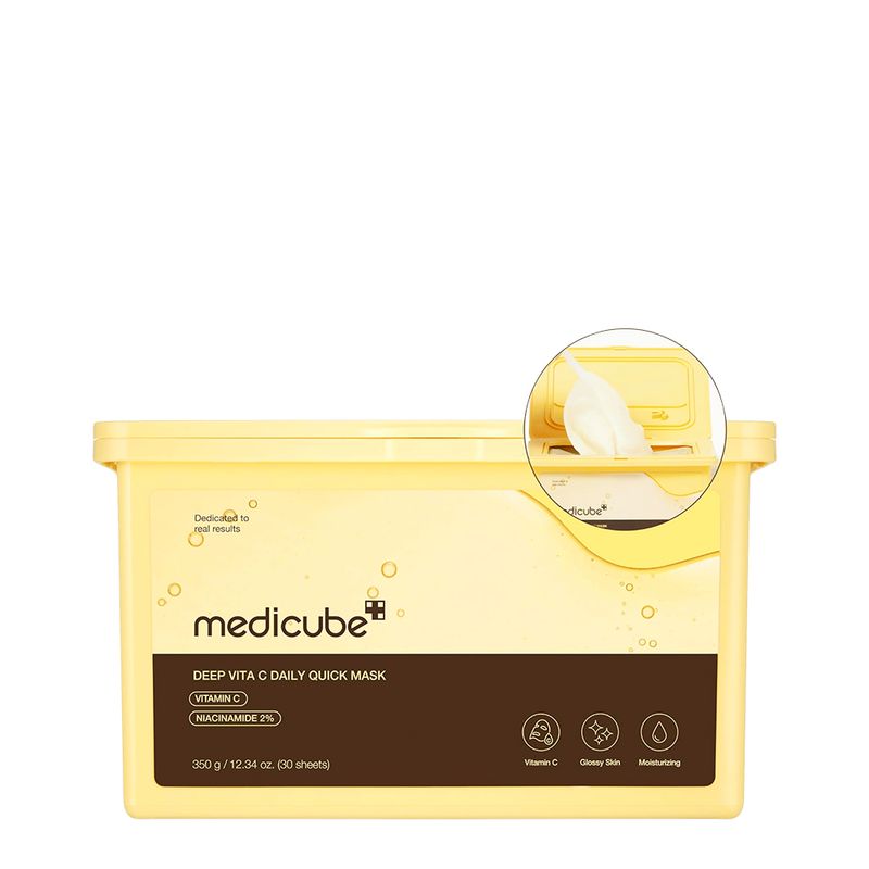 Máscara Facial Medicube Deep Vita C Daily Quick Mask