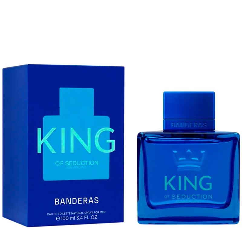 Perfume Masculino Banderas King Of Seduction Summerland Eau de Toilette 100ml