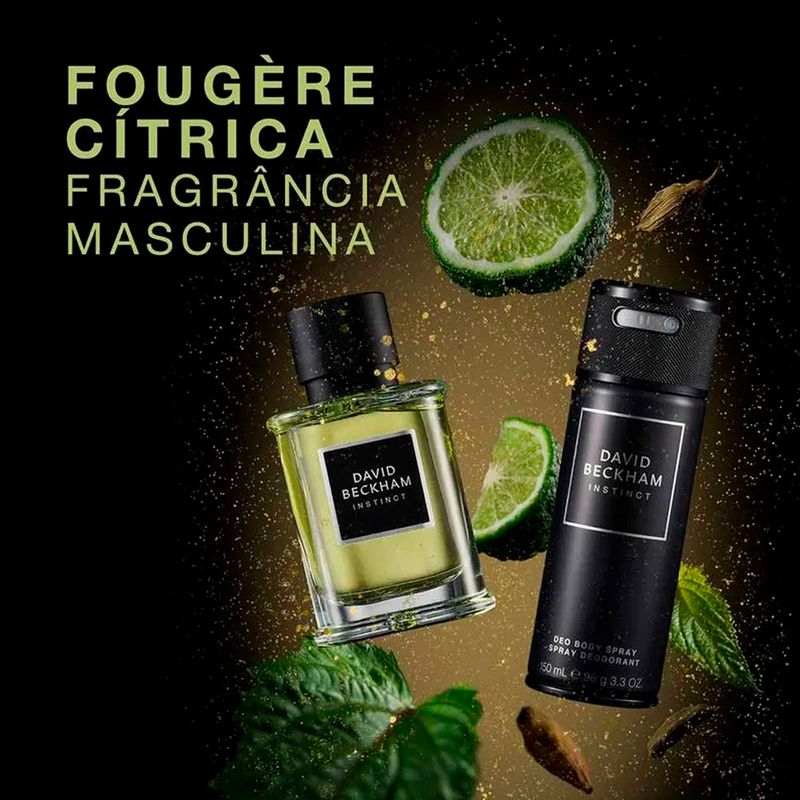 Kit David Beckham Instinct Masculino - EDP 50ml + Desodorante 150ml