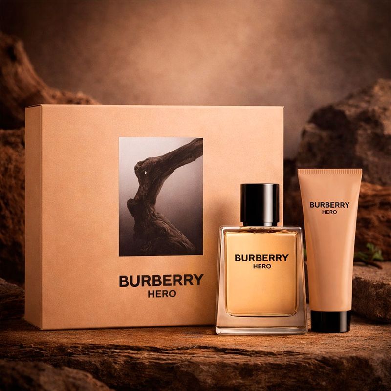 Kit Burberry Hero Masculino - Eau de Toilette 50ml + Shower Gel 75ml