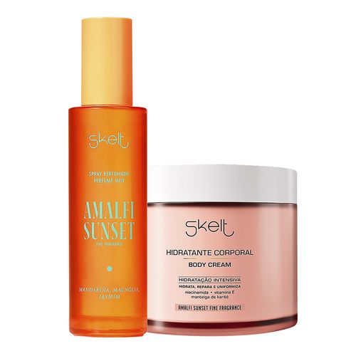 Kit Skelt Amalfi Sunset - Body Mist 100ml + Hidratante Corporal 200g