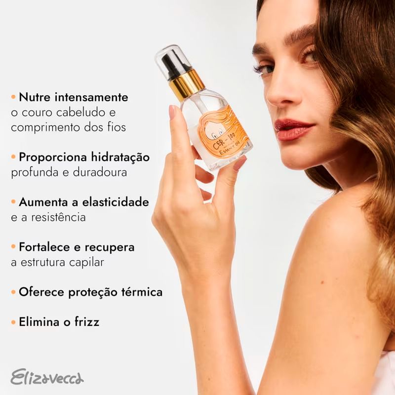 Óleo Capilar Elizavecca CER-100 Tratamento Fortalecedor 100ml