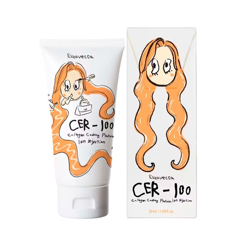 Máscara Capilar Elizavecca CER-100 Proteína Ionizada e Colágeno 50ml