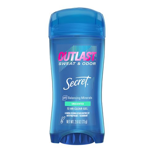 Secret Outlast Sweat e Odor Uscented - Desodorante