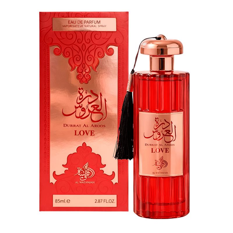 Perfume Feminino Al Wataniah Durrat Al Aroos Love Eau de Parfum 85ml