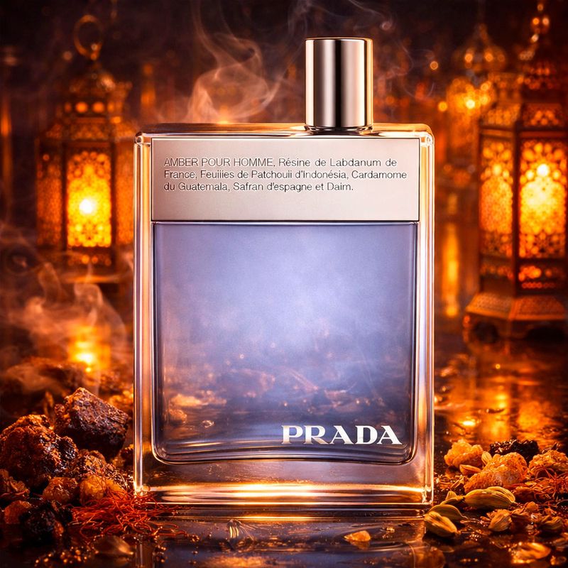 Perfume Masculino Prada Amber Pour Homme Eau de Toilette 100ml