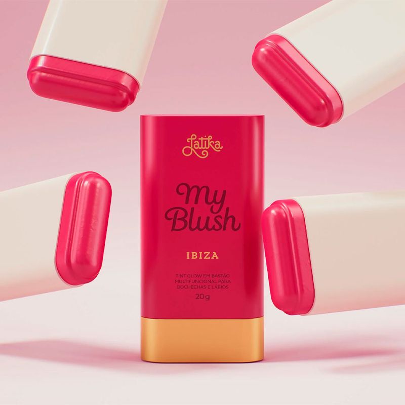 Blush em Bastão Latika My Blush Ibiza 20g