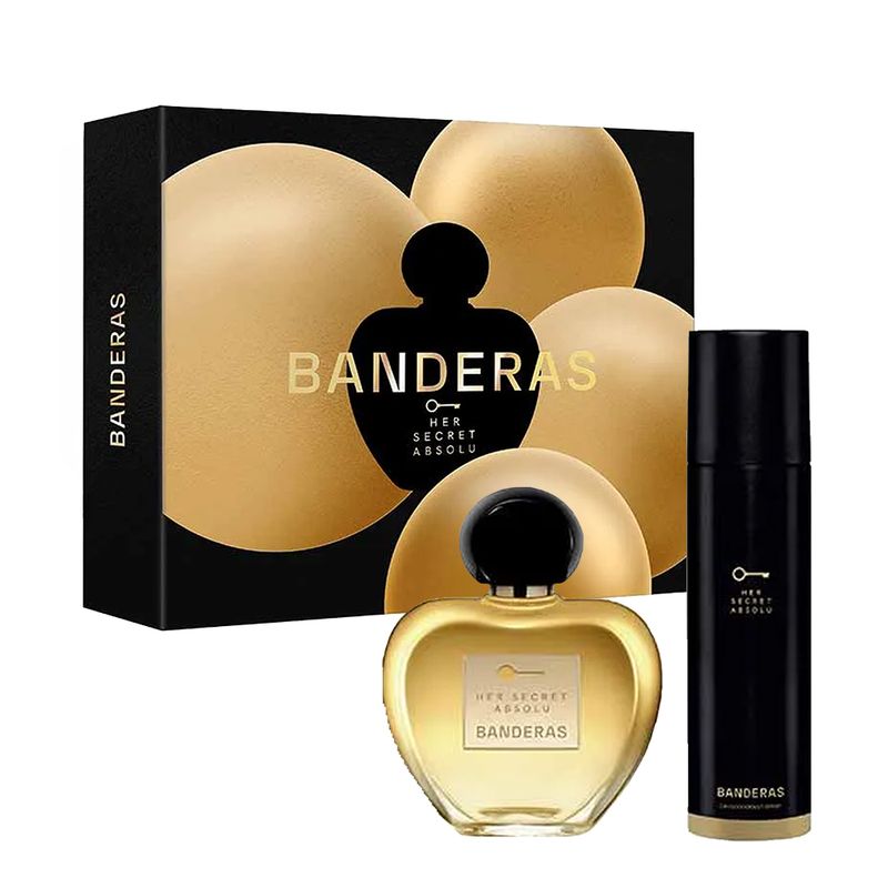 Kit Banderas Her Secret Absolut Feminino - Eau de Parfum 80ml + Desodorante 150ml