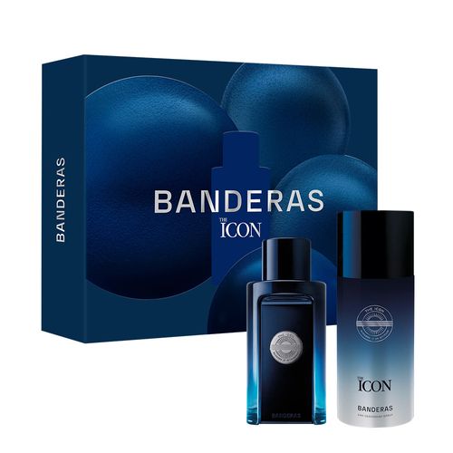 Kit Banderas The Icon Masculino - EDT 100ml - Deo 150ml