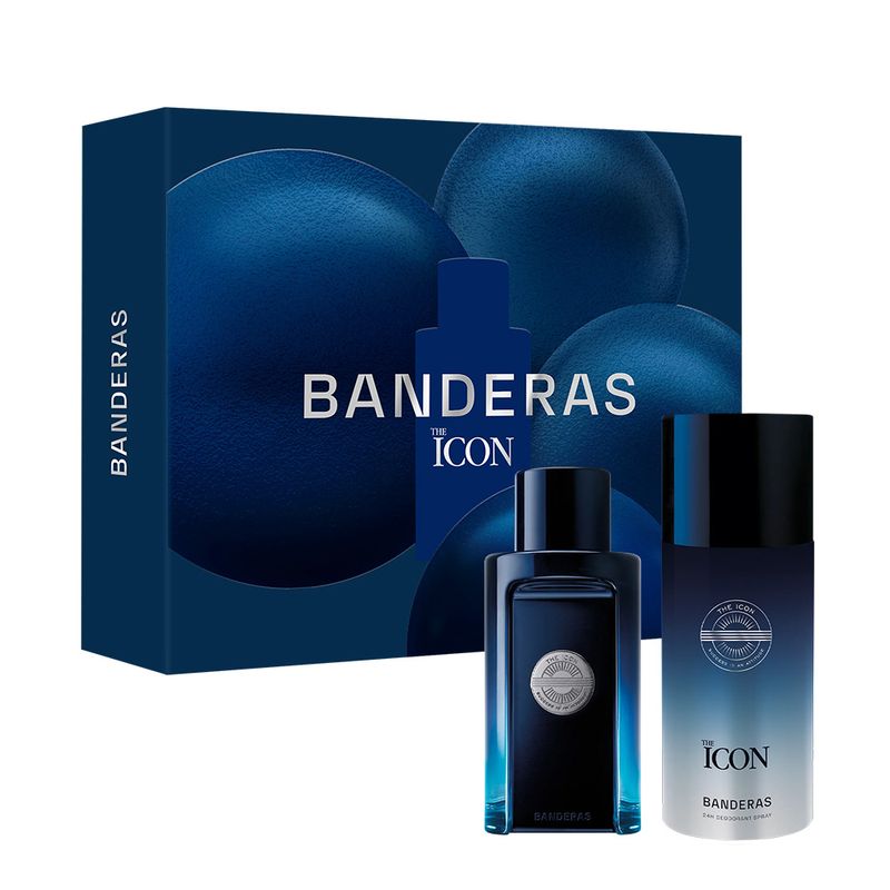 Kit Banderas The Icon Masculino - Eau de Toilette 100ml + Desodorante 150ml