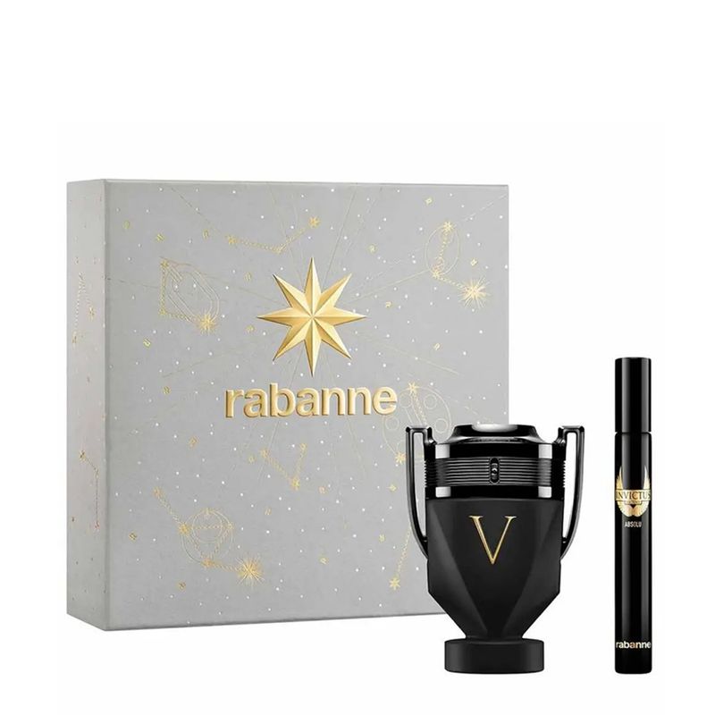 Kit Rabanne Invictus Victory Absolu Masculino - Intense 50ml + Ts 10ml