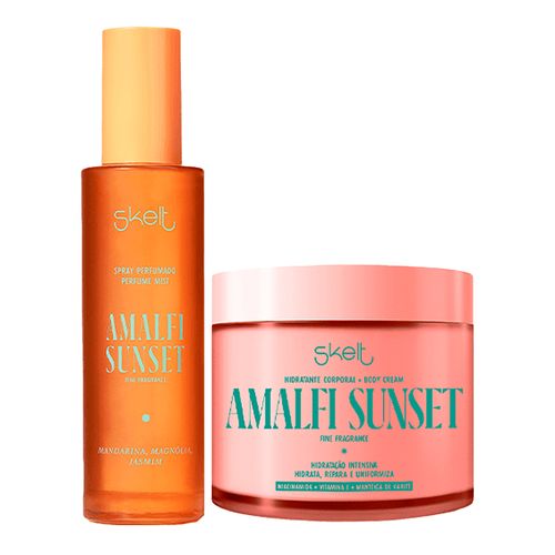 Kit Skelt Amalfi Sunset - Body Mist 100ml + Hidratante Corporal 200g