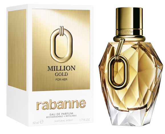 Perfume Feminino Rabanne Million Gold For Her Eau de Parfum 50ml