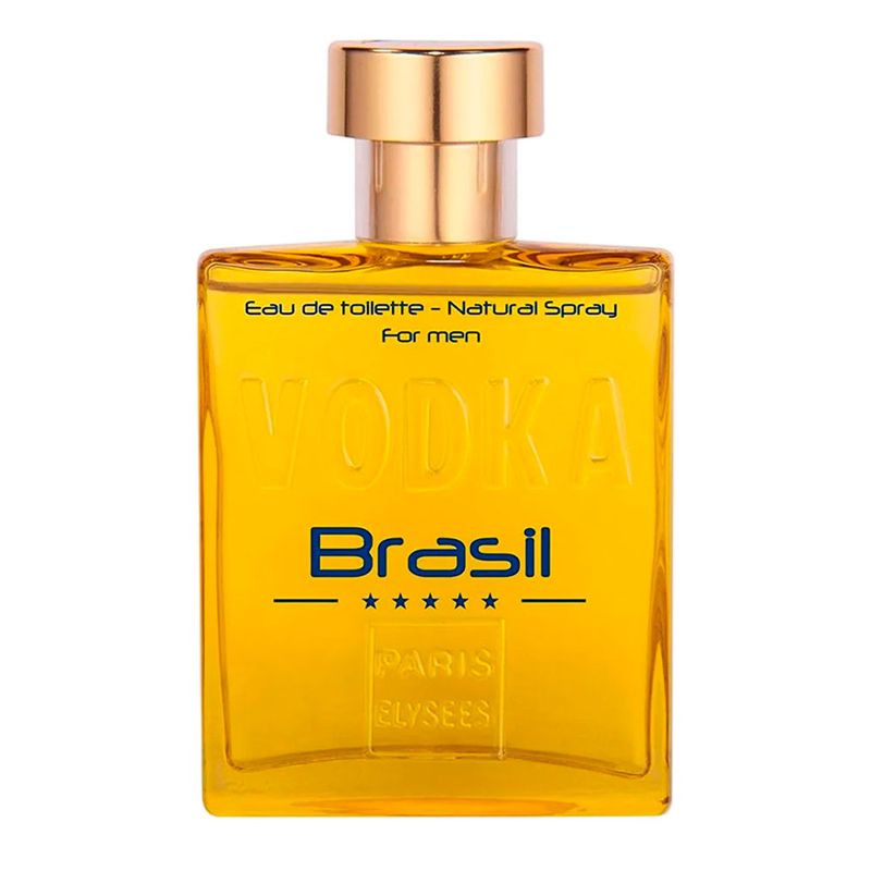 Perfume Masculino Paris Elysees Vodka Brasil Yellow Eau de Toilette 100ml