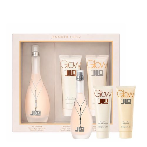 Kit Jennifer Lopez Glow Feminino - EDT 100ml + Body Lotion 75ml + Shower Gel 75ml