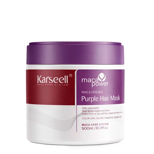 Karseell Maca Power Essence Purple Mask - Máscara Capilar 500ml