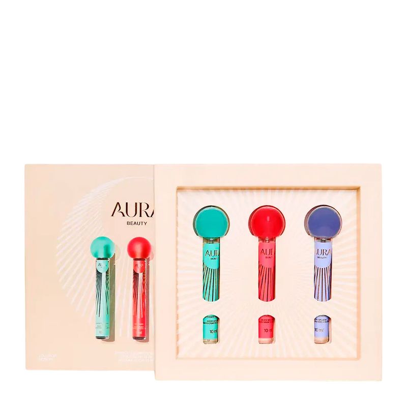 Kit Aura Beauty Lollipop Scents - Body Splash 3x 10ml