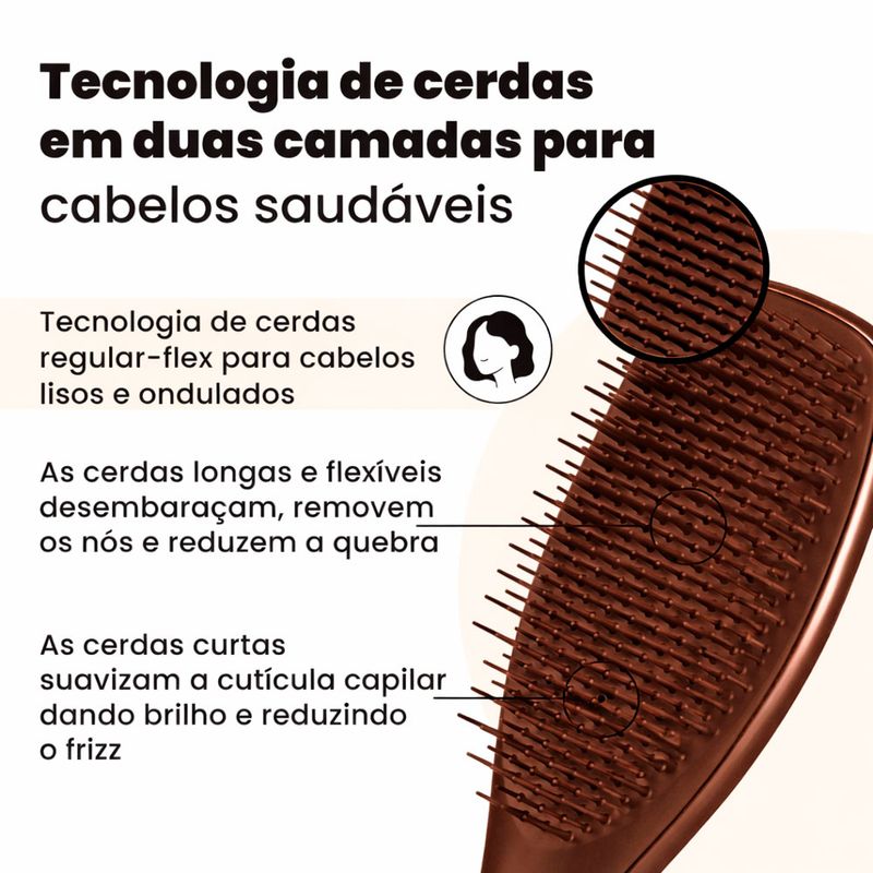 Escova de Cabelo Tangle Teezer Special Edition Bronze