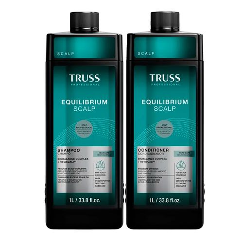 Kit Truss Equilibrium Scalp RPK - Shampoo 1000ml + Condicionador 1000ml