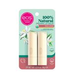 Kit EOS Organic Lip Balm Vanilla Bean - Hidratante Labial 2x4g