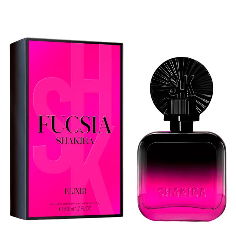 Perfume Feminino Shakira Fucsia Elixir Eau de Parfum 50ml