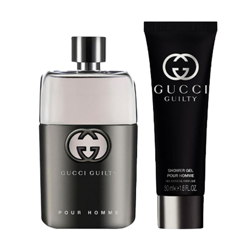 Kit Gucci Guilty Masculino - Eau de Toilette 50ml + Shower Gel 50ml