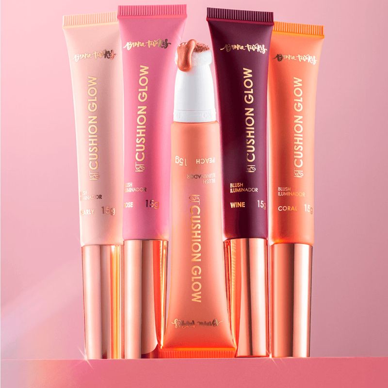 Iluminador Bruna Tavares BT Cushion Glow Rose 15g