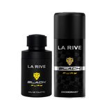 Kit La Rive Black Fury Masculino - Eau de Toilette 75ml + Desodorante 150ml