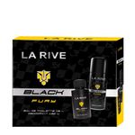 Kit La Rive Black Fury Masculino - Eau de Toilette 75ml + Desodorante 150ml