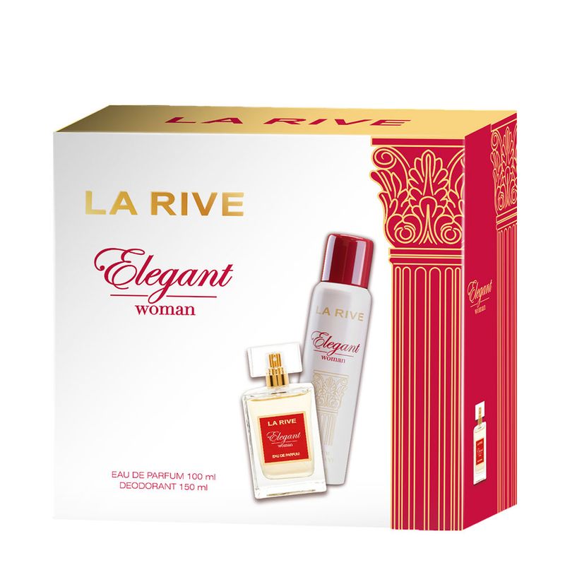Kit La Rive Elegant Woman Feminino - Eau de Parfum 100ml + Desodorante 150ml