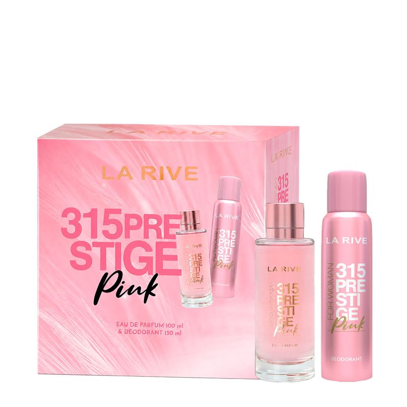 Kit La Rive 315 Prestige Pink Feminino - Eau de Parfum 100ml + Desodorante 150ml
