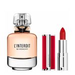 Kit Givenchy L'Interdit Feminino - Eau de Parfum 80ml + Batom 3,4g