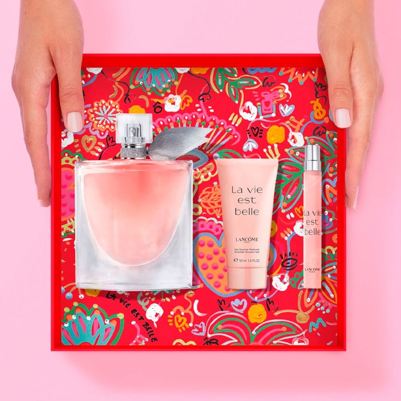 Kit Lancôme La Vie Est Belle Feminino - Eau de Parfum 100ml + 10ml + Body Lotion 50ml