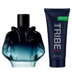 Kit Benetton United Colors Tribe Intense Masculino - Eau de Parfum 90ml + Shower Gel 75ml