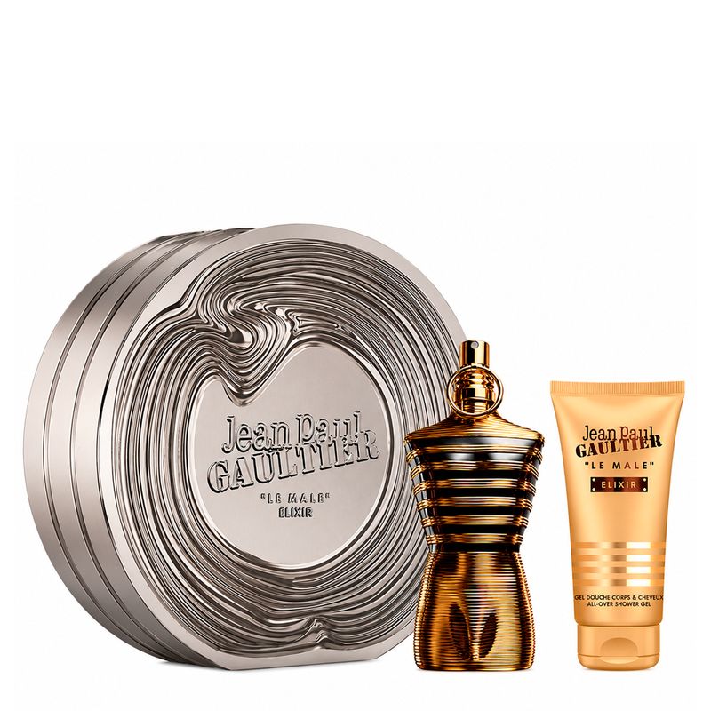 Kit Jean Paul Gaultier Le Male Elixir Masculino - Parfum 125ml + Shower Gel 75ml