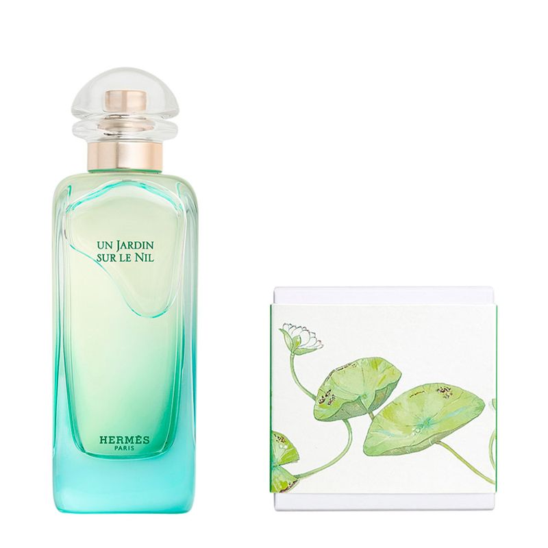 Kit Hermès Un Jardin Sur Le Nil Unissex - Eau de Toilette 100ml + Sabonete 50g