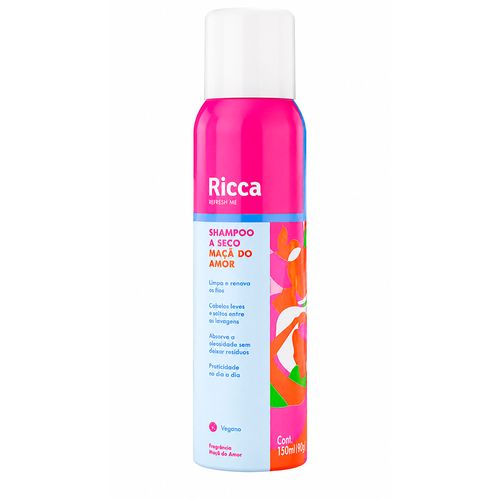 Ricca Maçã do Amor - Shampoo a Seco 150ml