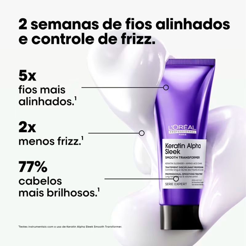 L'Oréal Professionnel Keratin Alpha Sleek - Tratamento Disciplinante 200ml