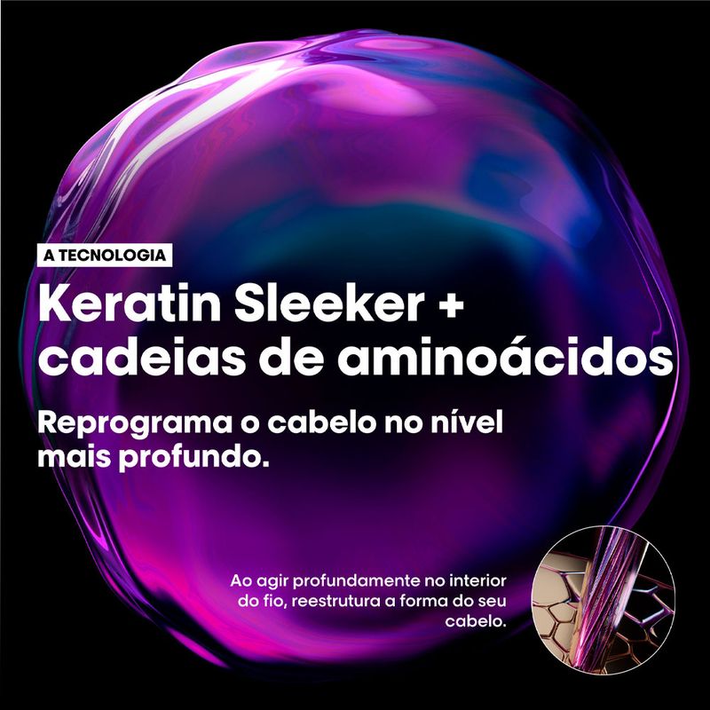 Máscara Capilar L'Oréal Professionnel Keratin Alpha Sleek 500ml
