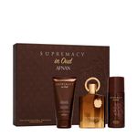 Kit Afnan Supremacy In Oud Unissex - Extrait de Parfum 100ml + Shower Gel 150ml + Desodorante 150ml