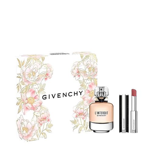 Kit Givenchy L’Interdit Feminino - Eau de Parfum 80ml + Batom Le Rouge Satin N111 2,7g