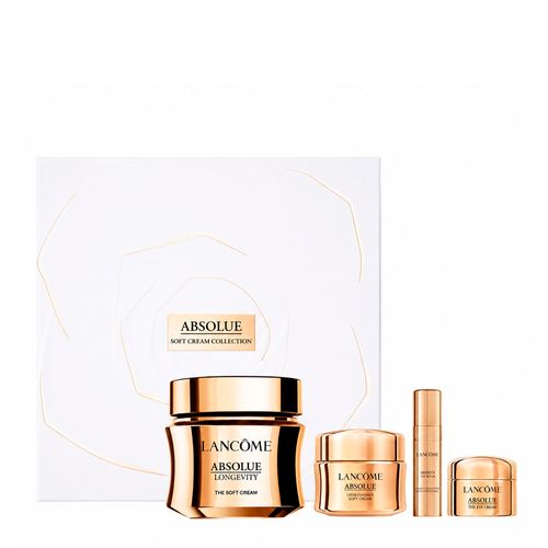 Kit Lancôme Absolue Soft Cream Collection - Creme Facial 60ml + 15ml + Creme para Área dos Olhos 5ml + Sérum Facial 5ml