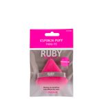 Ruby Kisses Esponja Puff para Pó Triangular - 1 Unidade