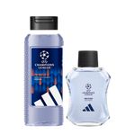 Kit Adidas UEFA Champions League Pro Player - Eau de Toilette 100ml + Shower Gel 250ml