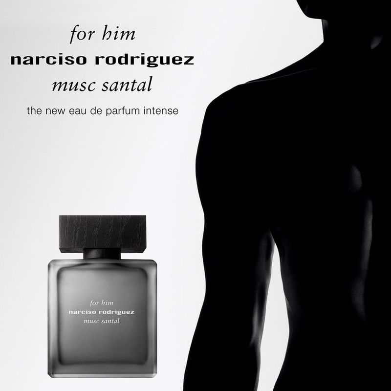 Perfume Masculino Narciso Rodriguez For Him Musc Santal Eau de Parfum Intense 100ml