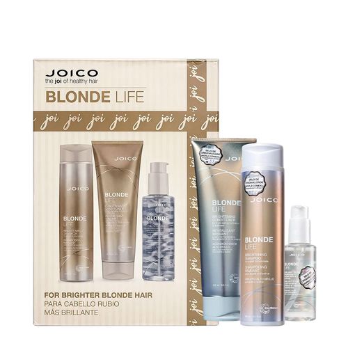 Kit Joico Blonde Life - Shampoo 300ml + Condicionador 250ml + Óleo Capilar 100ml