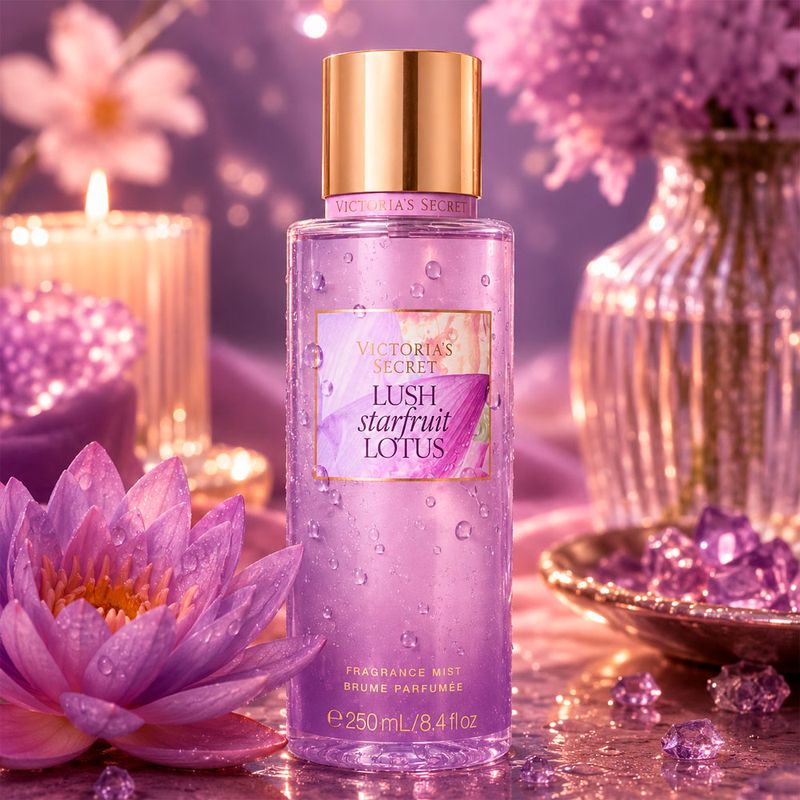 Body Splash Victoria's Secret Lush Starfruit Lotus 250ml