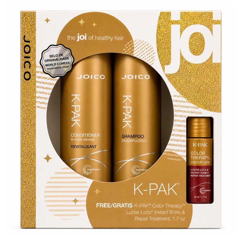 Kit Joico K Pak Repair Damage Sh + Con 300ml + Mas 50ml